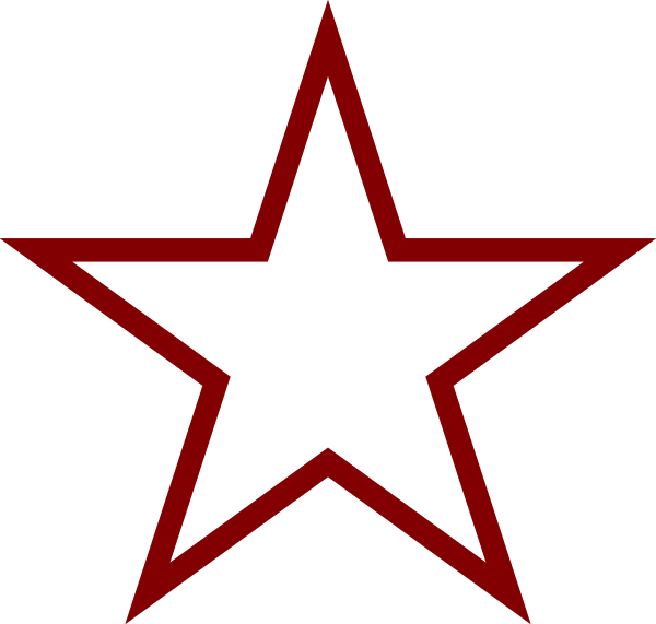 Пятиконечная звезда а4