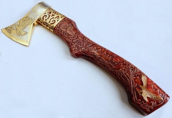 Узор на ручку топора