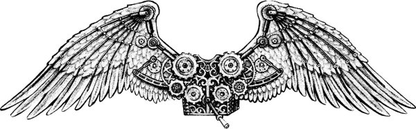 Механические Крылья стимпанк