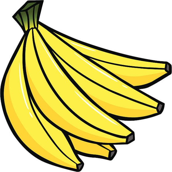 Нарисовать связку бананов