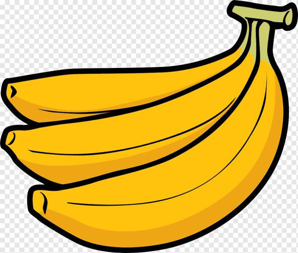 Банан без фона