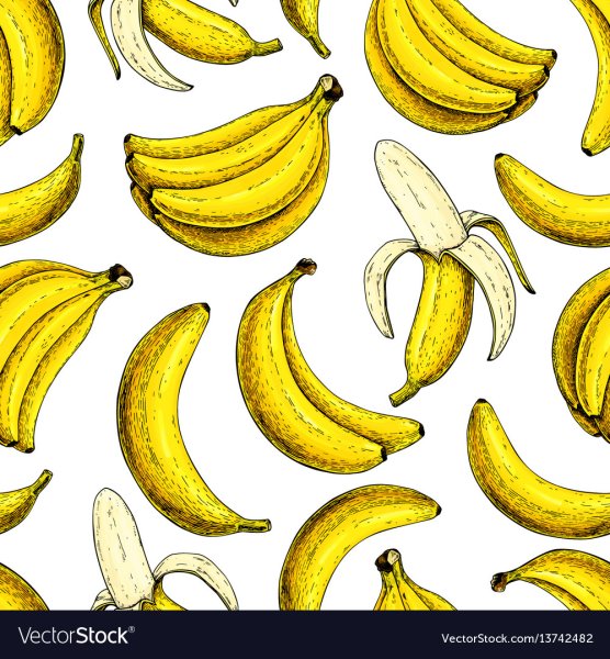 Связка бананов в карандаше