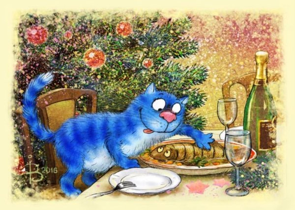 Голубые коты Ирины Зенюк