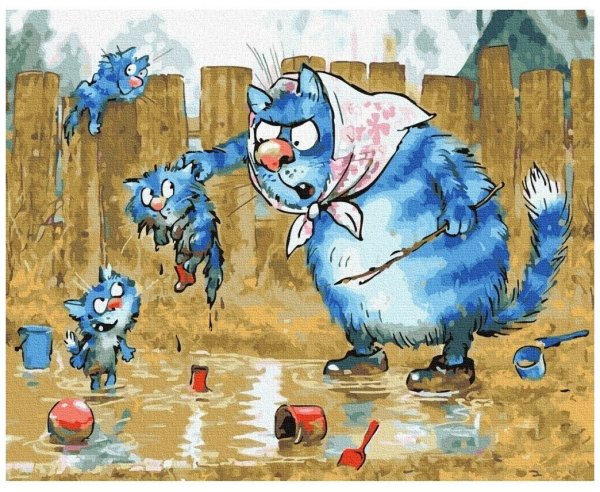 Синие коты Ирины Зенюк 2020