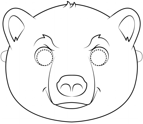 Уши медведя рисунок