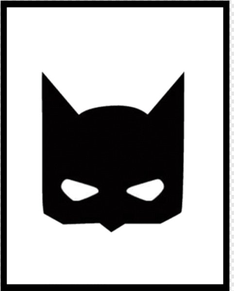 Маска Бэтмена вектор
