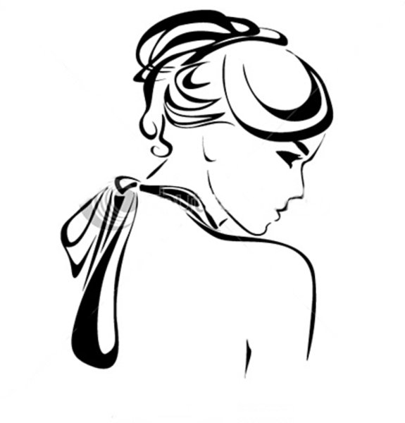 Контур женщины