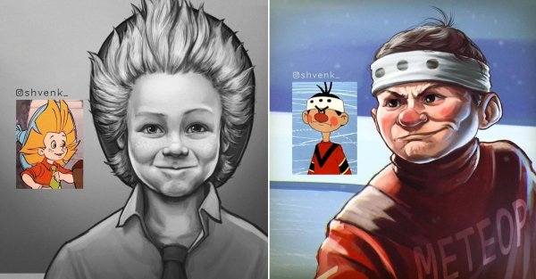 Евгений Швенк художник герои мультфильмов