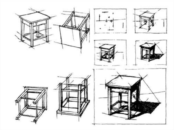 Построение табуретки