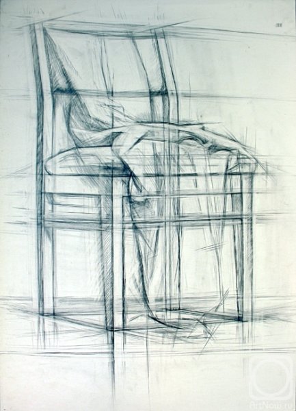 Линейно конструктивное построение стула