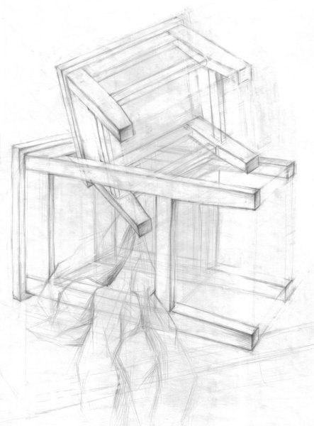 Зарисовки предметов интерьера