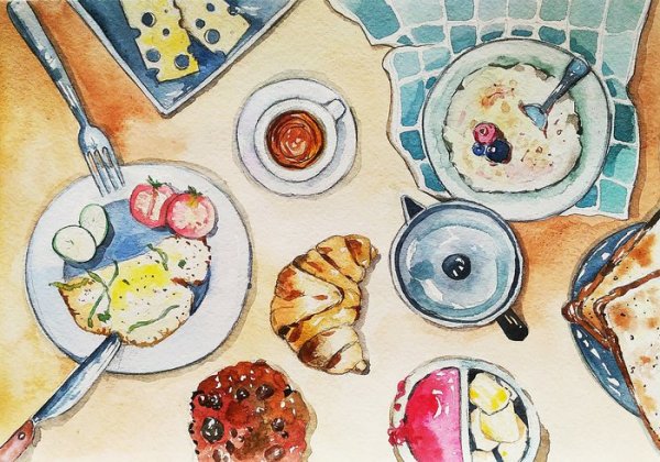 Завтрак арт