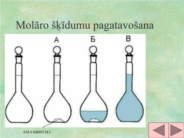 Приготовление растворов