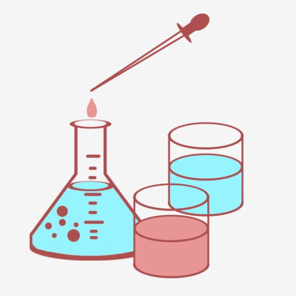 Химическая посуда мерный цилиндр рисунок