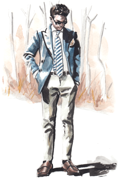 Мужчина рисунок