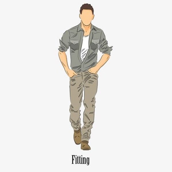 Одежда мужская и женская иллюстрации