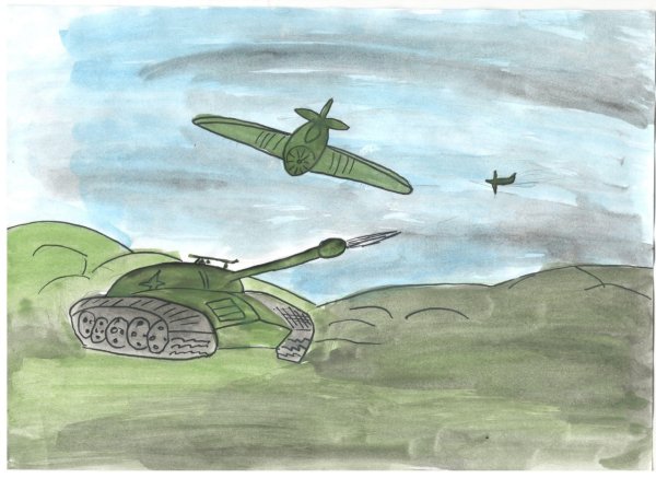 Курская дуга рисунок