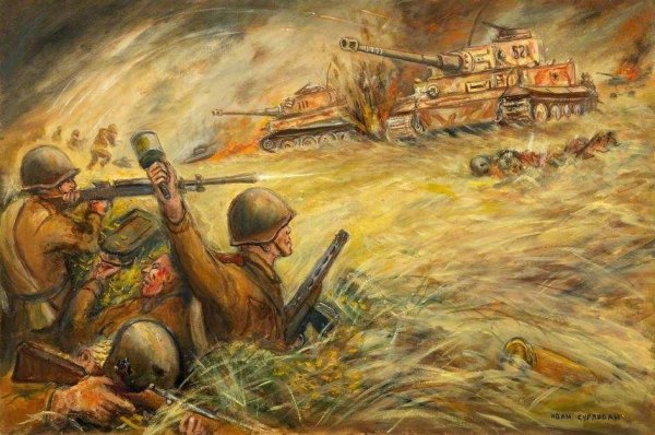 Курская битва Батальная живопись