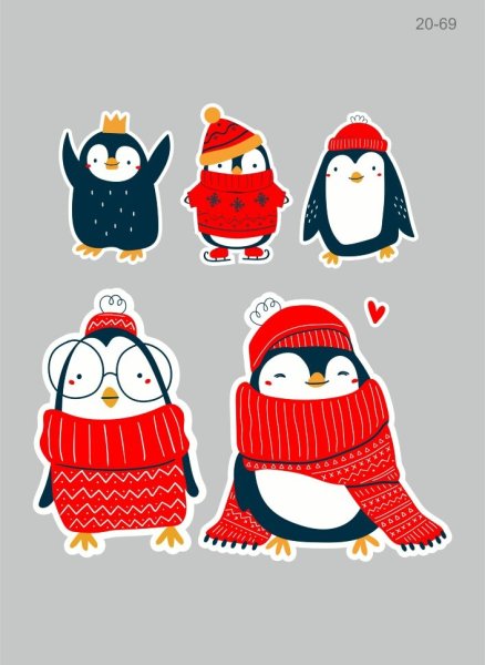 Новогодние пингвинчики