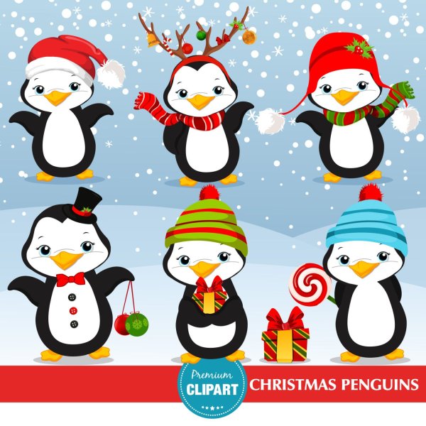 Новогодний Пингвин