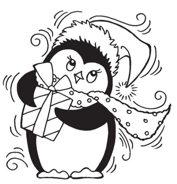 Новогодний Пингвин