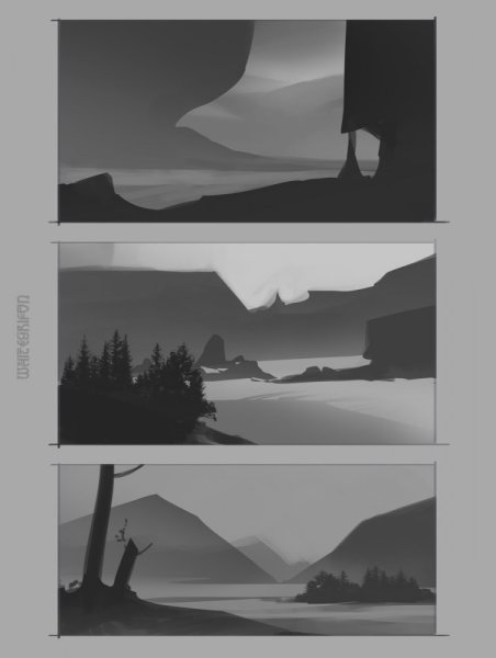 Ахроматический пейзаж