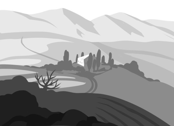 Плановость в пейзаже