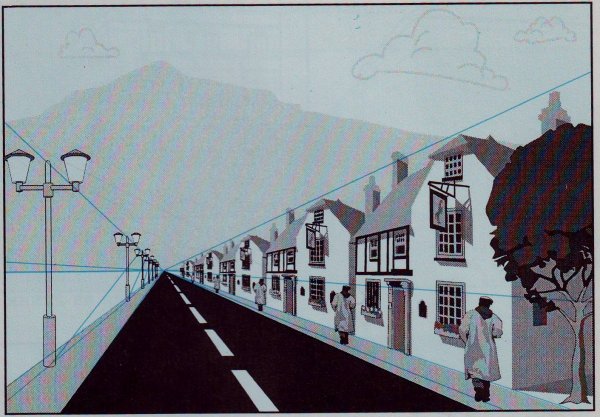 Воздушная перспектива в композиции