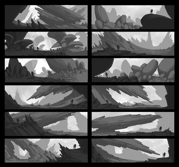 Пейзаж диджитал туториал