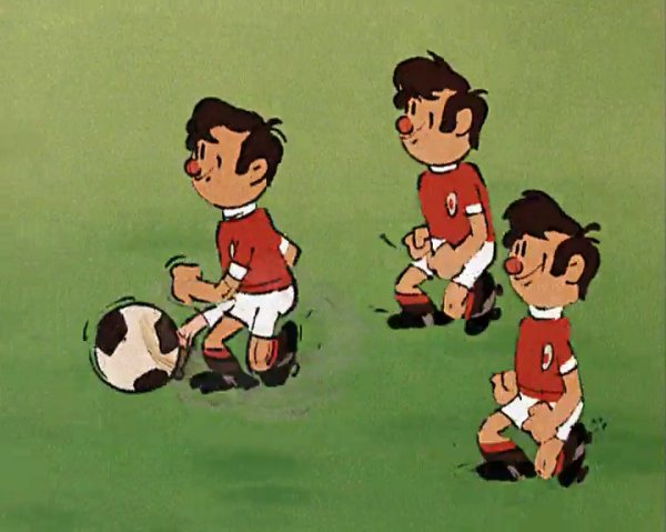 Футболист из мультика