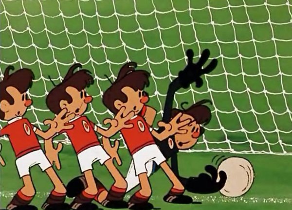 Раскраска футболисты