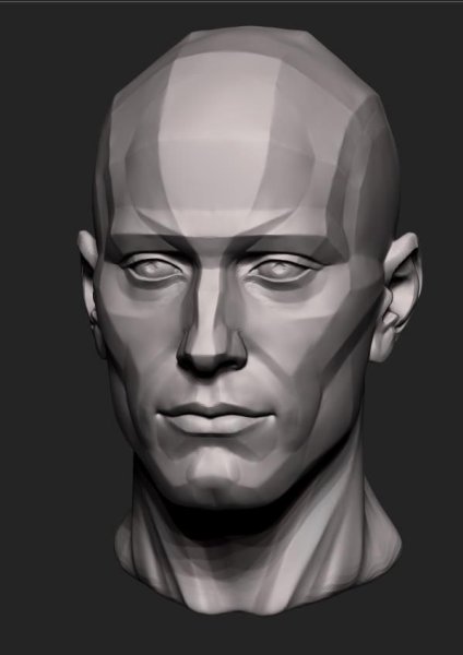 Модель головы для рисования