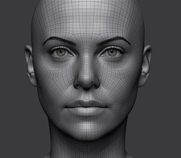 Светотень на лице