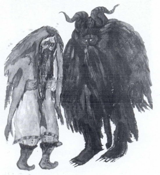 Васнецов Скоморохи картина