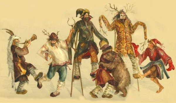 Музыкальный образ борьбы ряженых