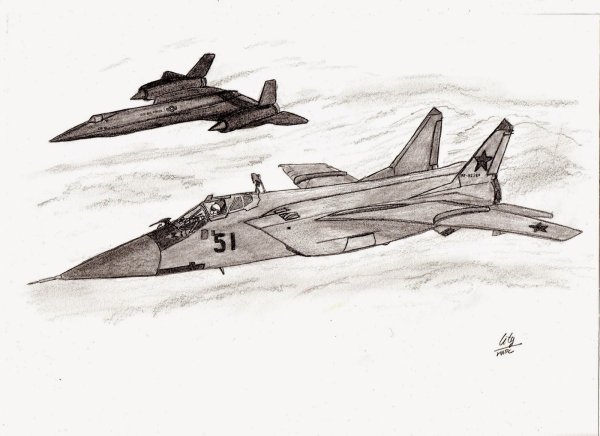 SR-71 vs mig-31