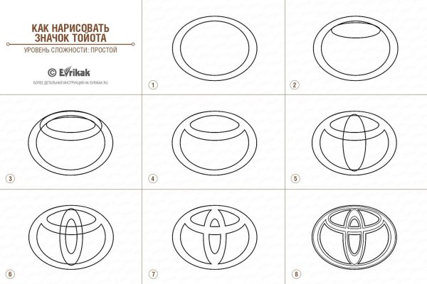 Нарисовать значок Тойота
