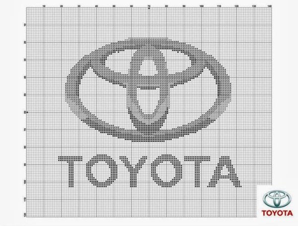 Логотипы автомобилей для вышивальной машины