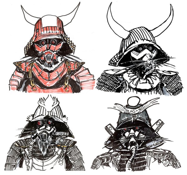 Самурай сёгун шлем