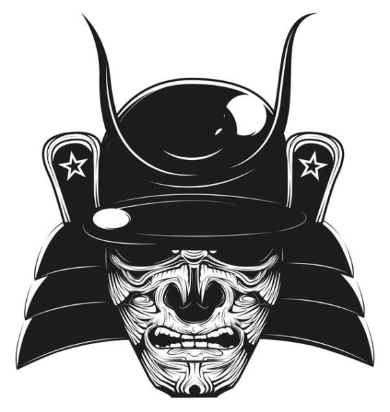 Самурай лицо