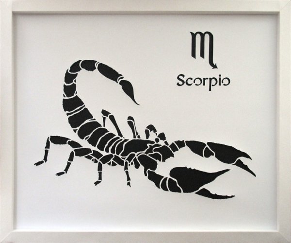 Графический знак скорпиона