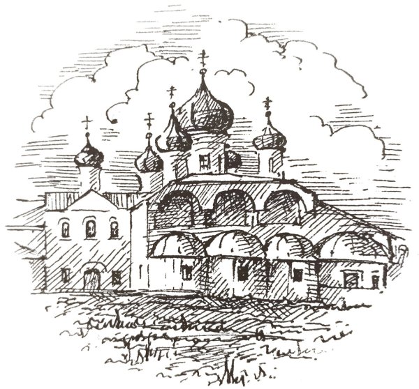 Нарисовать Свято-Троице монастырь