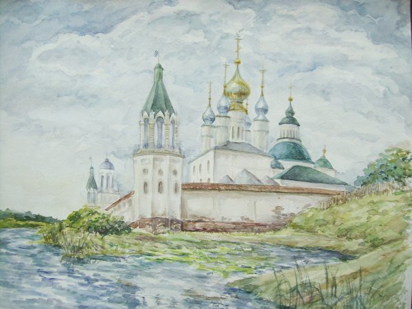 Спасо-Яковлевский монастырь рисунок