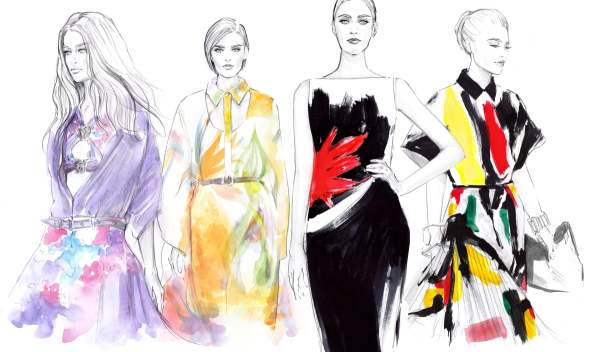Модные картины для дизайнеров одежды
