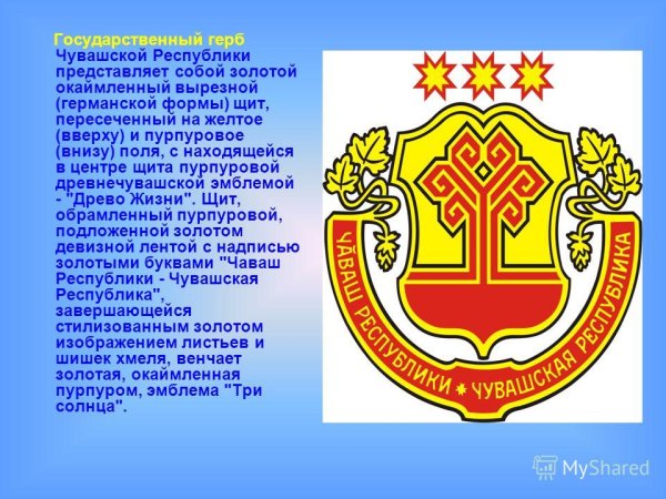 Республика Чувашия герб и флаг
