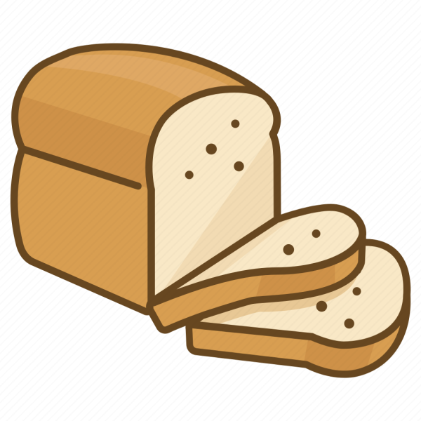 Нарисовать булку хлеба