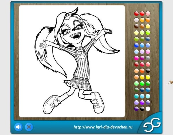 Игра раскраска Барбоскины