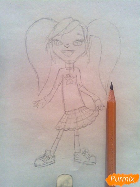 Роза Барбоскина для срисовки