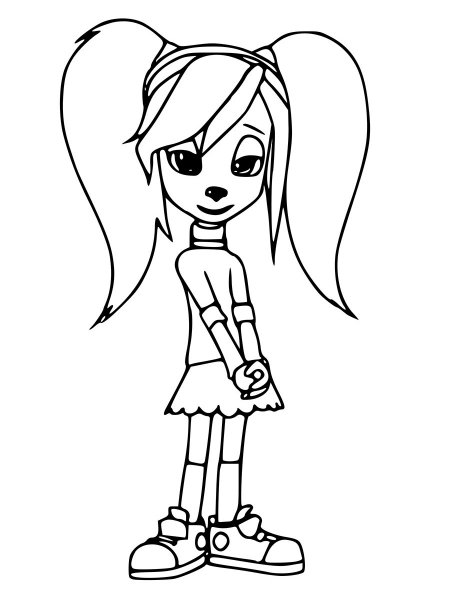 Роза Барбоскина разукрашка