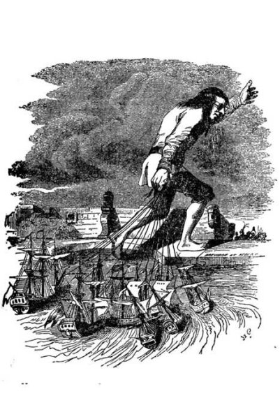 Жан Гранвиль иллюстрации Гулливер